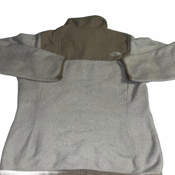 The North Face Denali Women's Medium Fleece Jacket Beige and Cream Coat M/M Ac6w - Picture 5 of 9